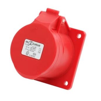 prise rouge 3p+n